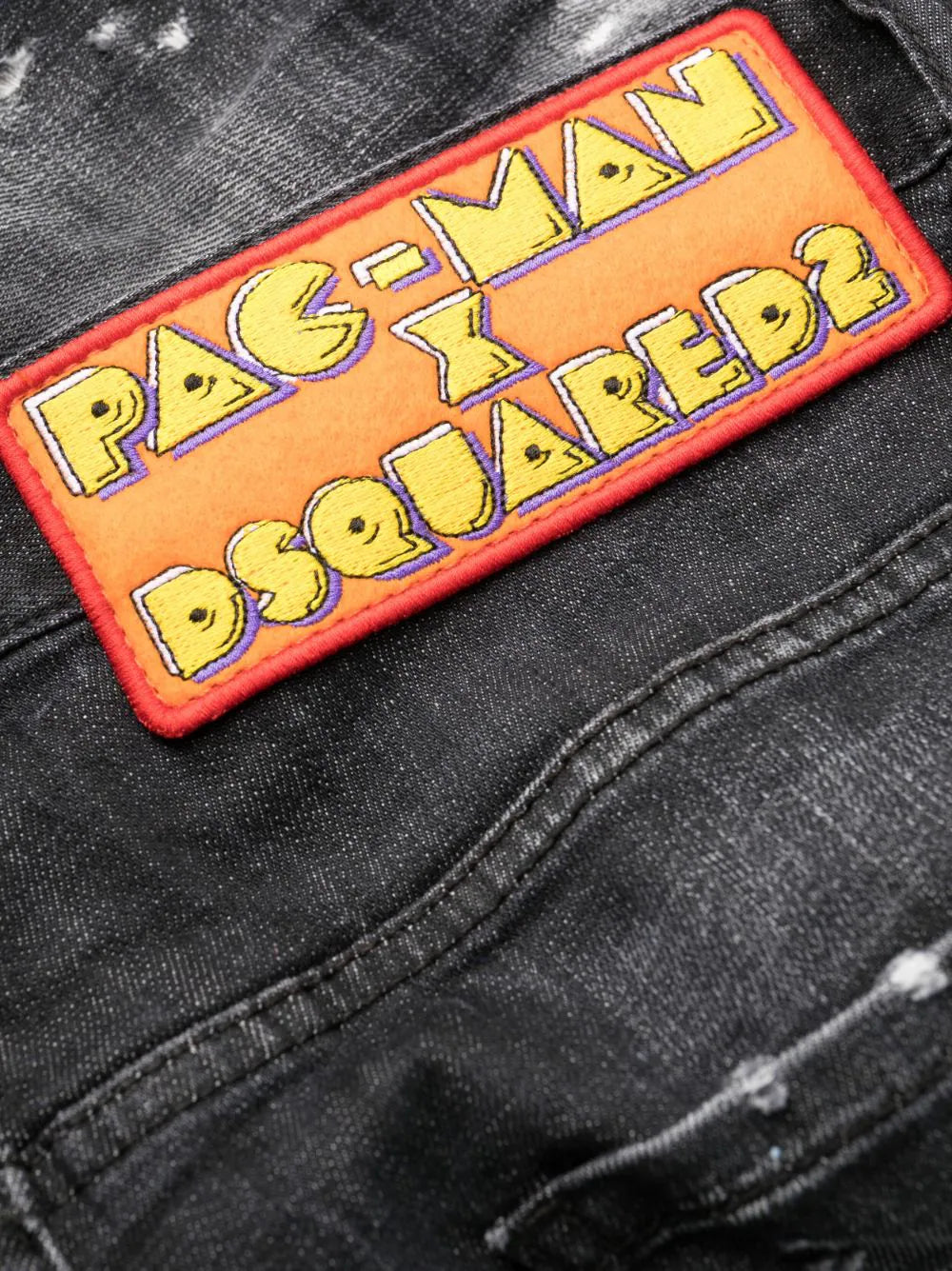 DSQUARED2 Pac-Man Cool Guy Jeans Washed Black - MAISONDEFASHION.COM