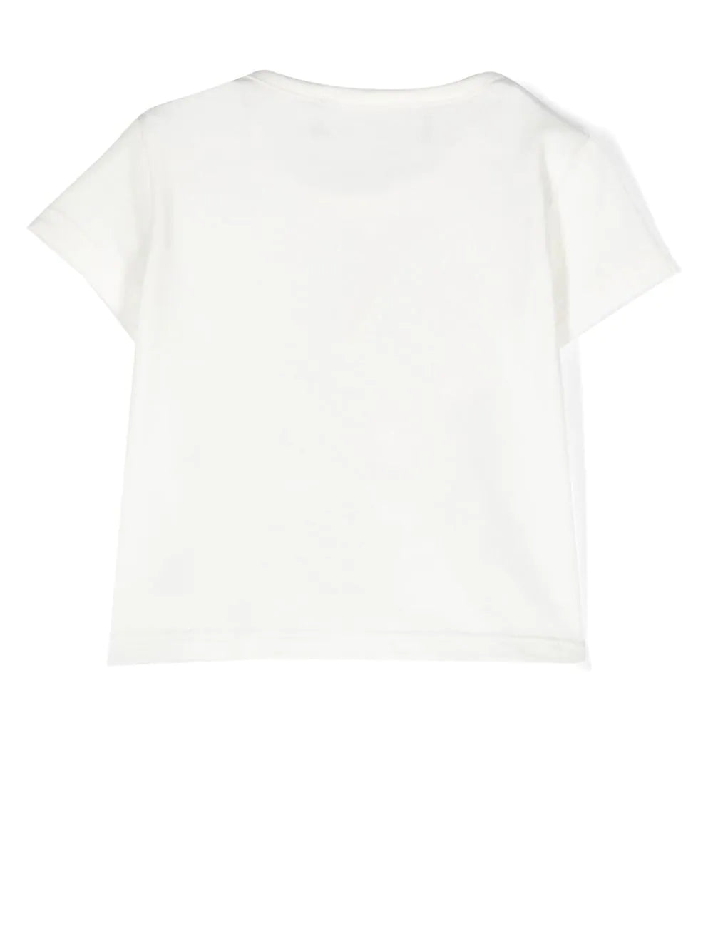 VERSACE BABY Graphic Logo Print cotton T-shirt White/Pink - MAISONDEFASHION.COM