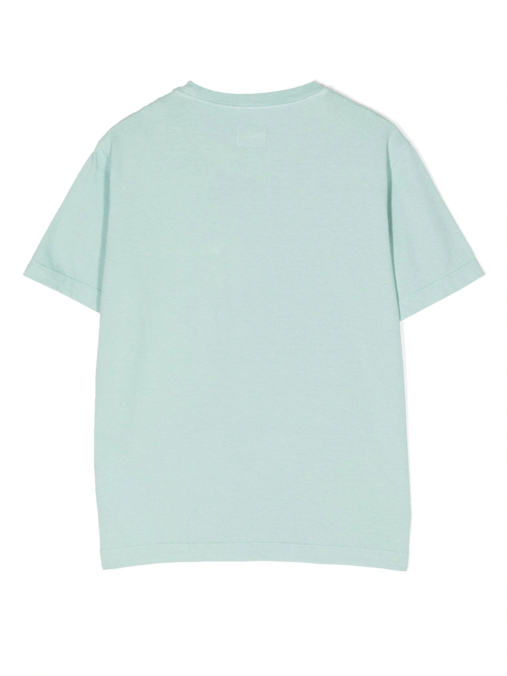 C.P. COMPANY KIDS Logo Pocket T-Shirt Light Blue - MAISONDEFASHION.COM