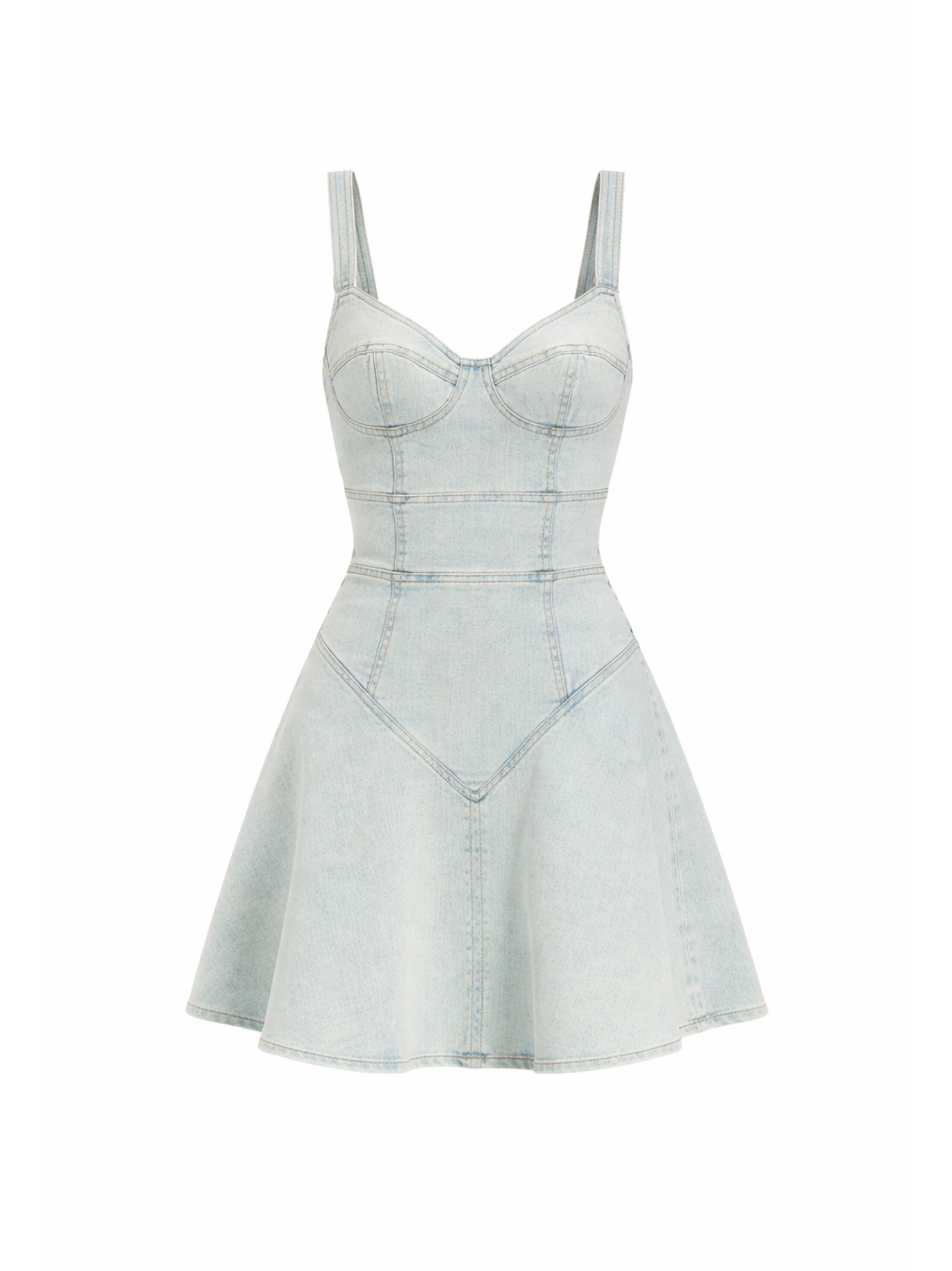 BARDOT WOMEN Reyna Denim Mini Dress Light Denim - MAISONDEFASHION.COM