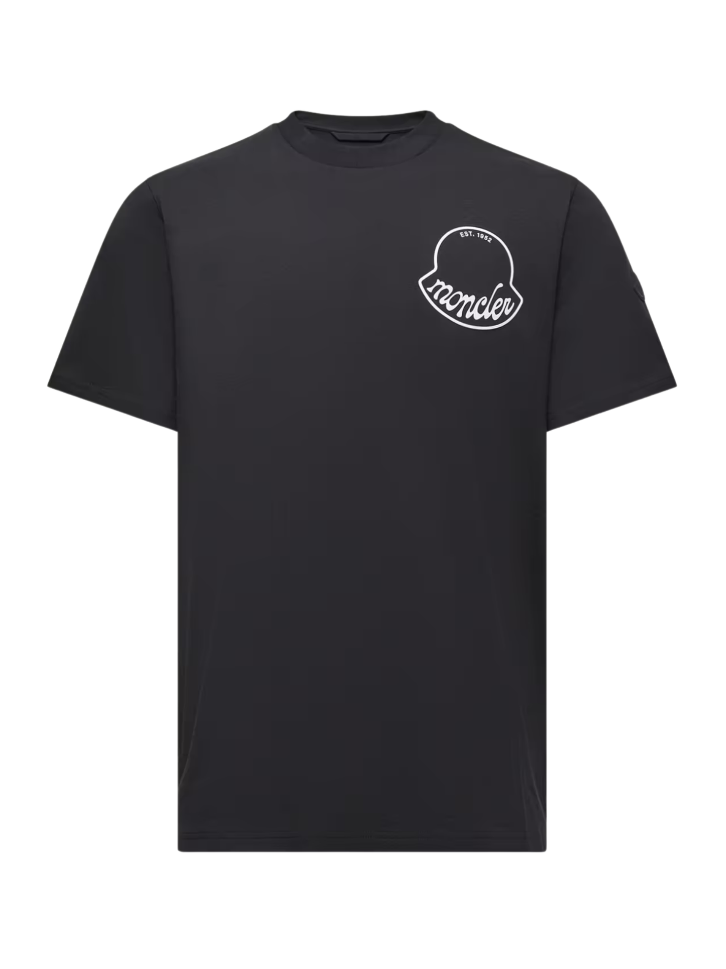 MONCLER Printed and Embossed Logo T-shirt Black - MAISONDEFASHION.COM