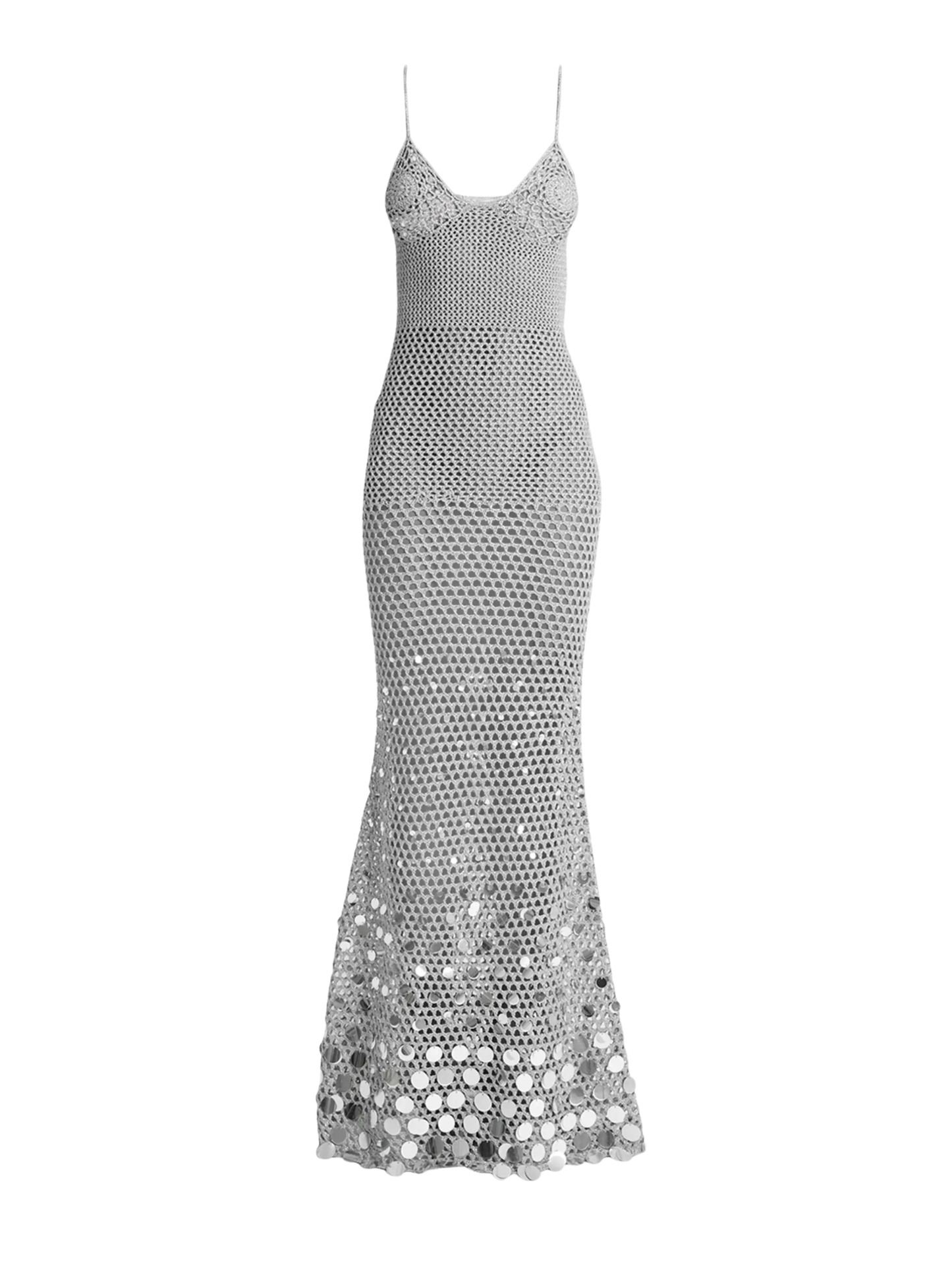 casablanca dress crochet Shell Crochet Dress in Rainbow Multi SVRN
