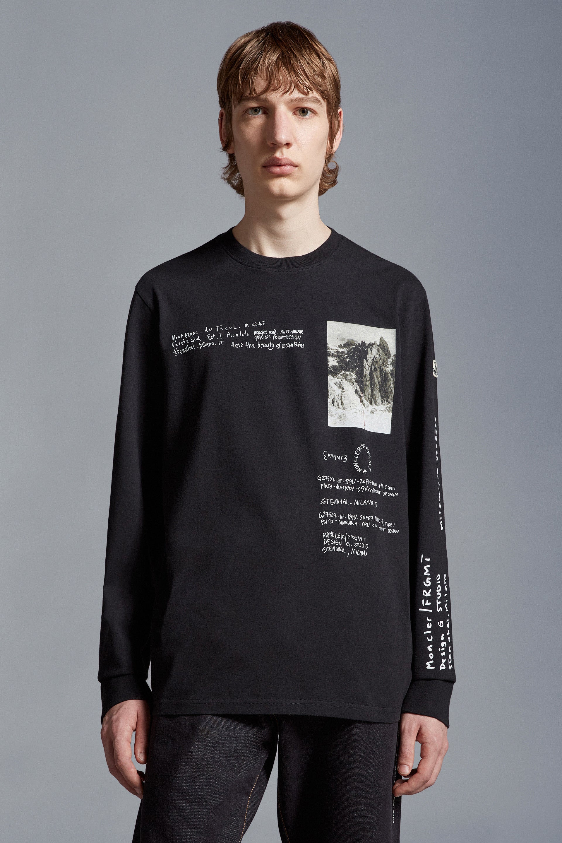 MONCLER GENIUS X 7 MONCLER FRGMT HIROSHI FUJIWARA Printed Long