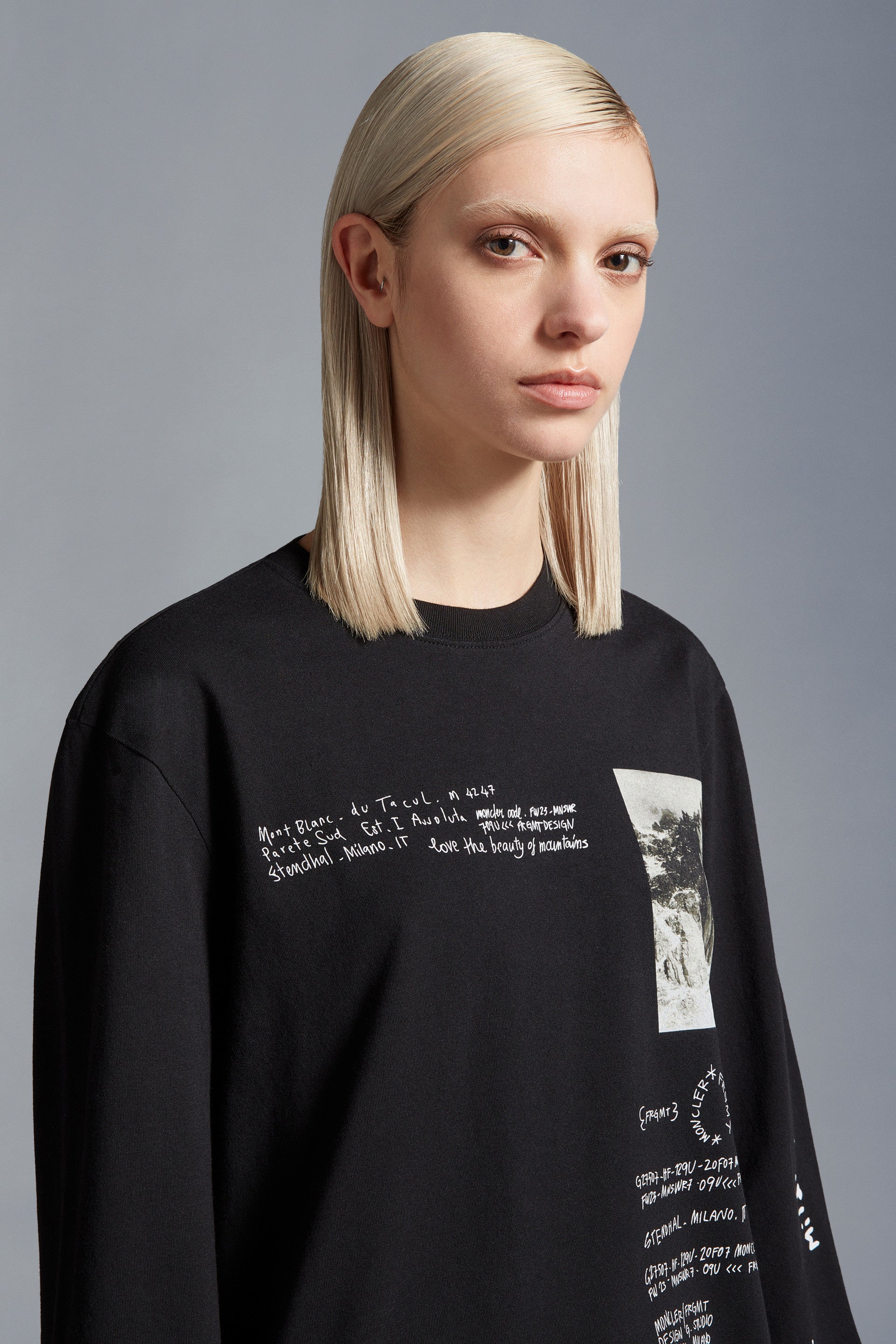 MONCLER GENIUS X 7 MONCLER FRGMT HIROSHI FUJIWARA Printed Long