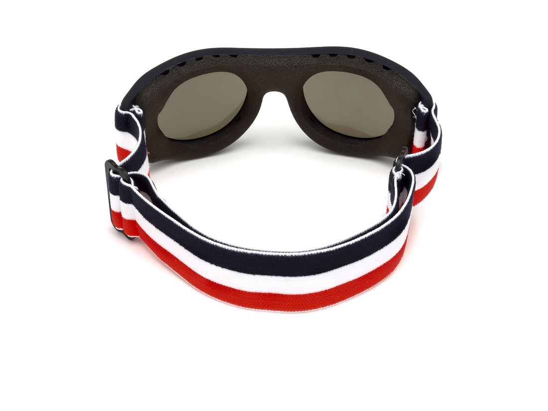 MONCLER Mask Sunglasses Red Black - MAISONDEFASHION.COM