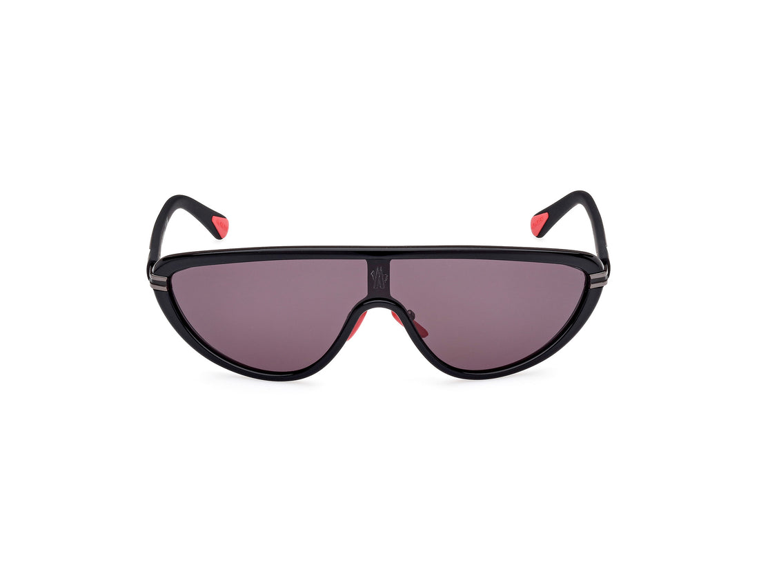 MONCLER Vitesse Sunglasses Black Red - MAISONDEFASHION.COM