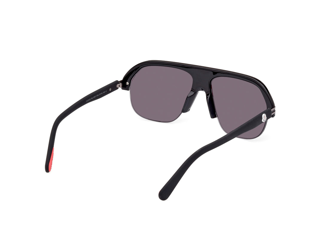 MONCLER Lodge Aviator Sunglasses Black - MAISONDEFASHION.COM
