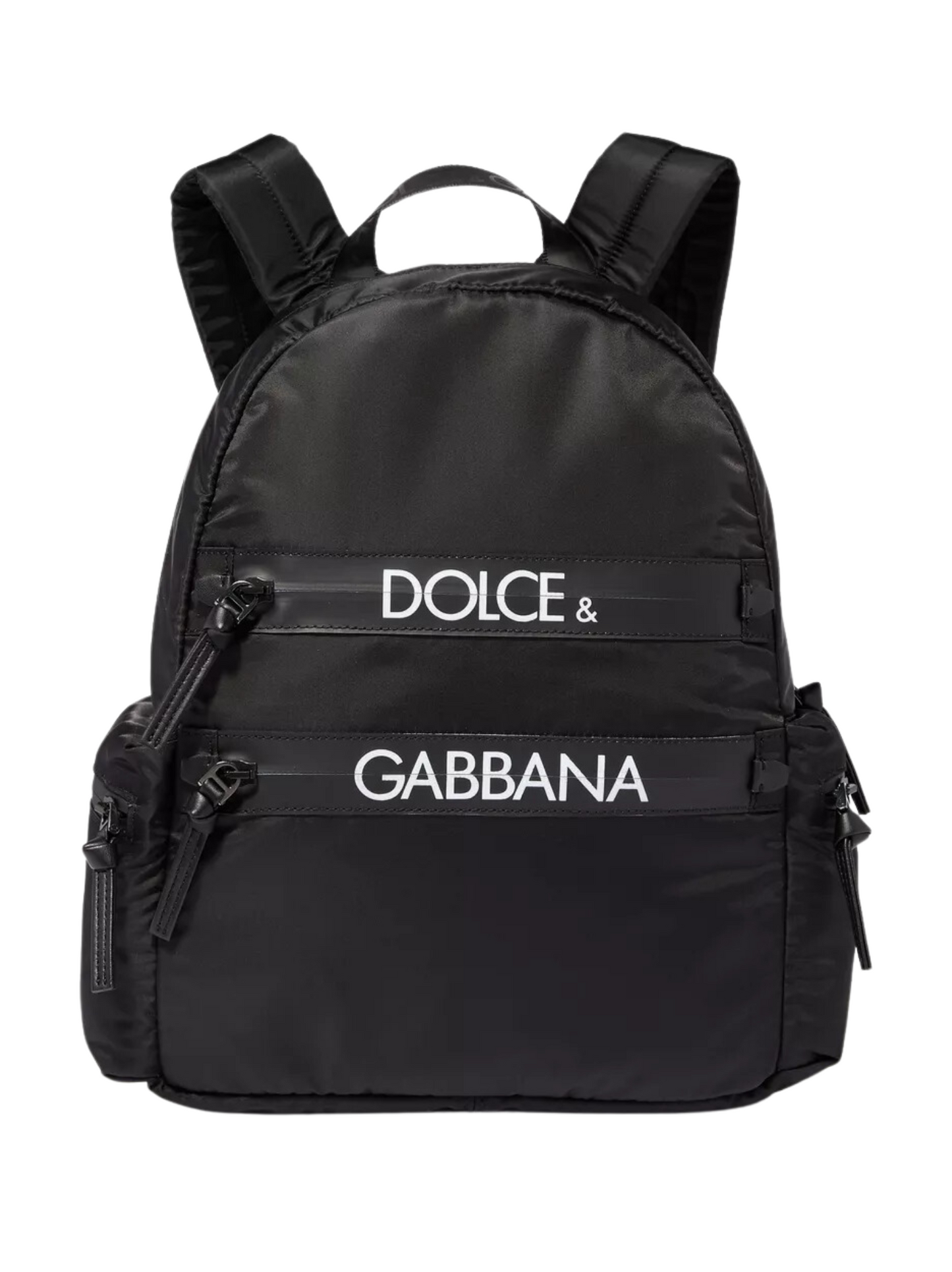 DOLCE & GABBANA KIDS Girls Nylon Backpack Black - MAISONDEFASHION.COM