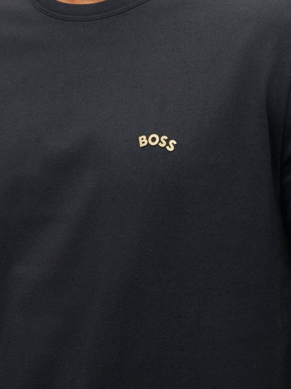 BOSS Short Sleeve T-shirt Blue - MAISONDEFASHION.COM