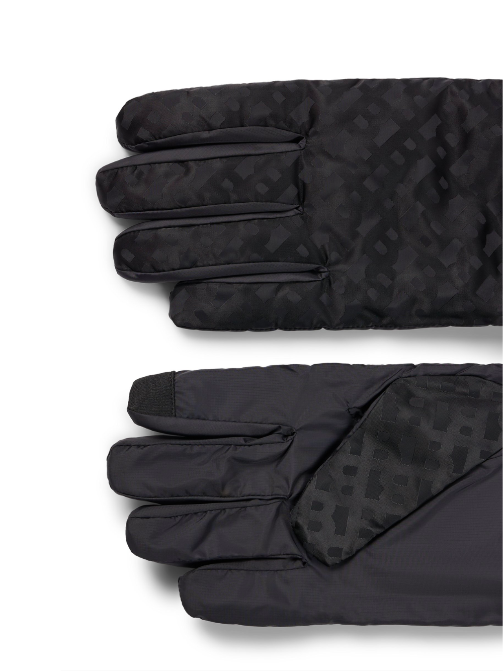 BOSS MEN Padded Gloves Black - MAISONDEFASHION.COM