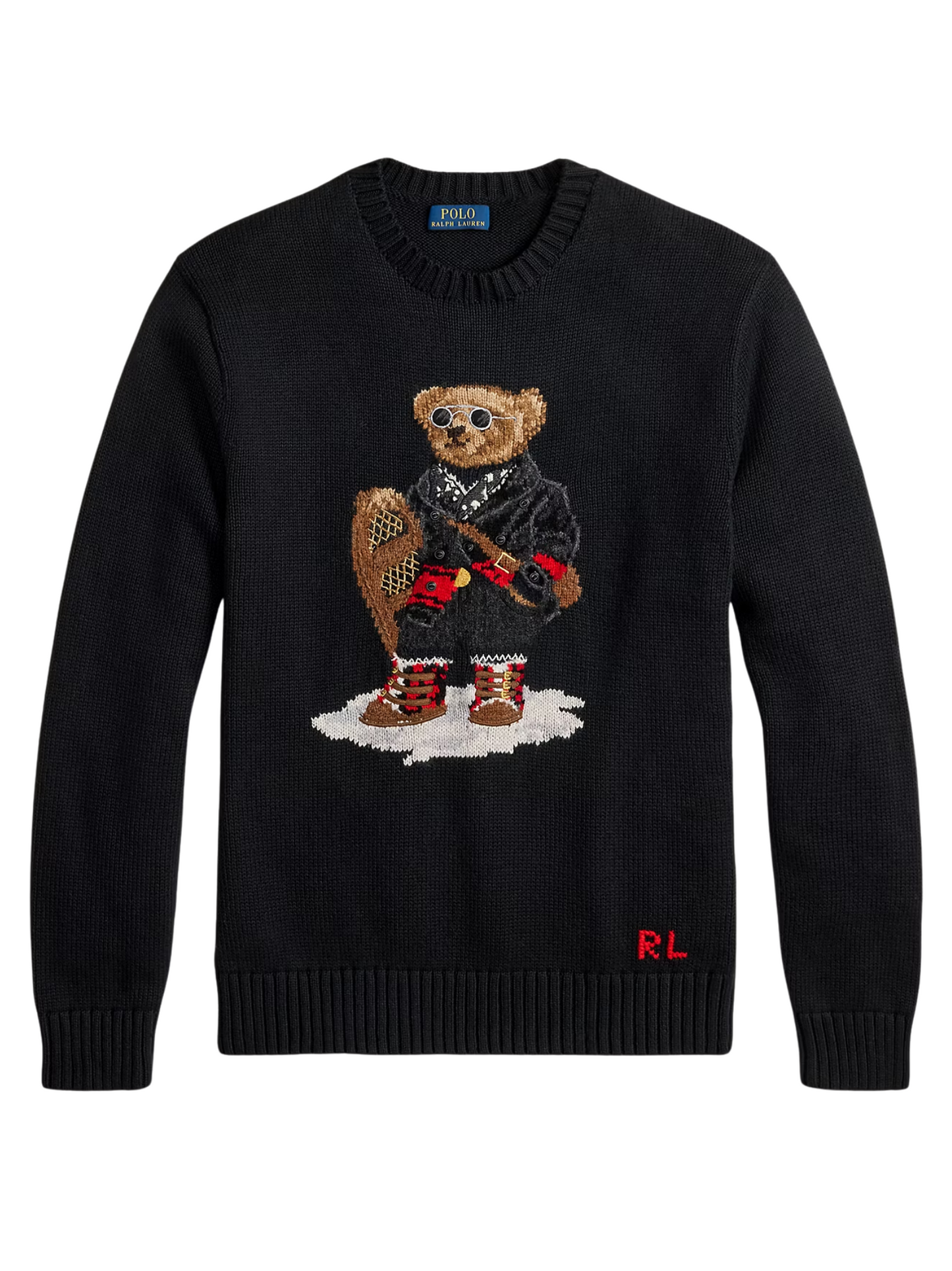 RALPH LAUREN Polo Bear Embroidered Sweater Black – MAISONDEFASHION.COM RALPH LAUREN Polo Bear Embroidered Sweater Black – MAISONDEFASHION.COM