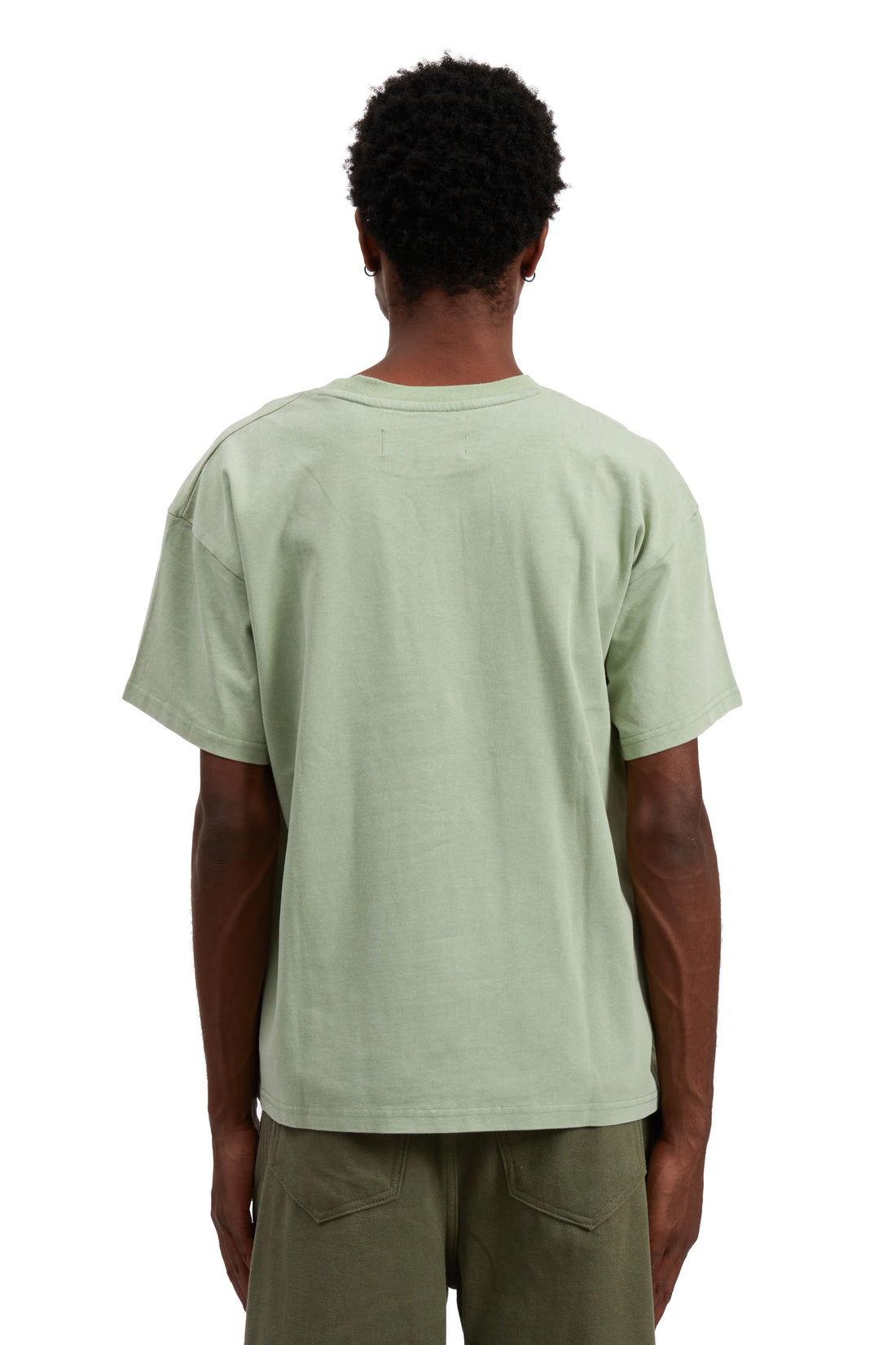 WHO DECIDES WAR ARC Mirror Print T-Shirt Olive