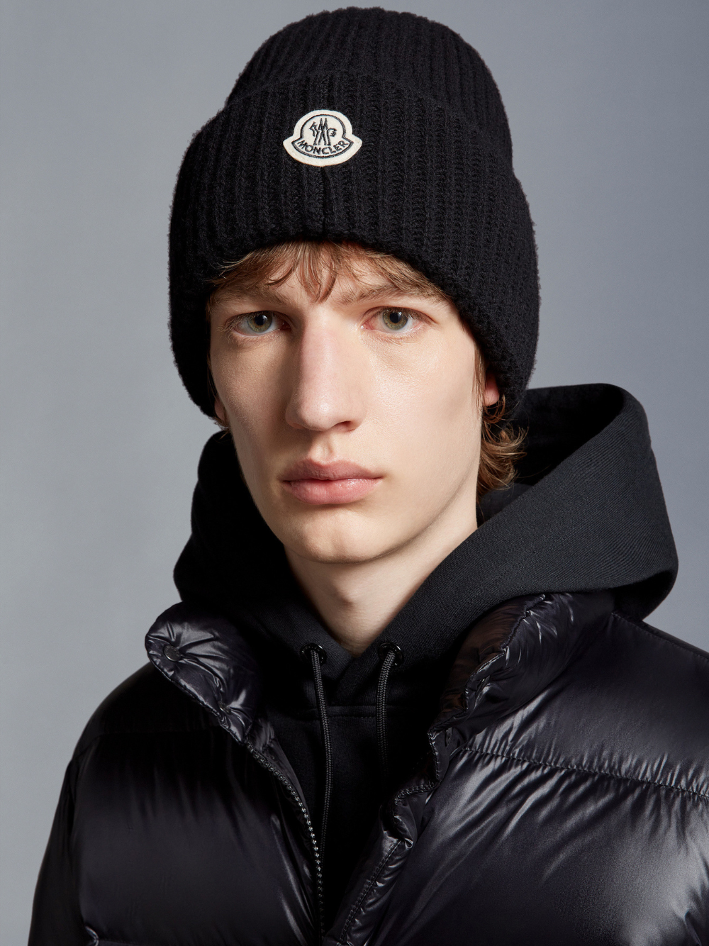 Moncler top beanie black
