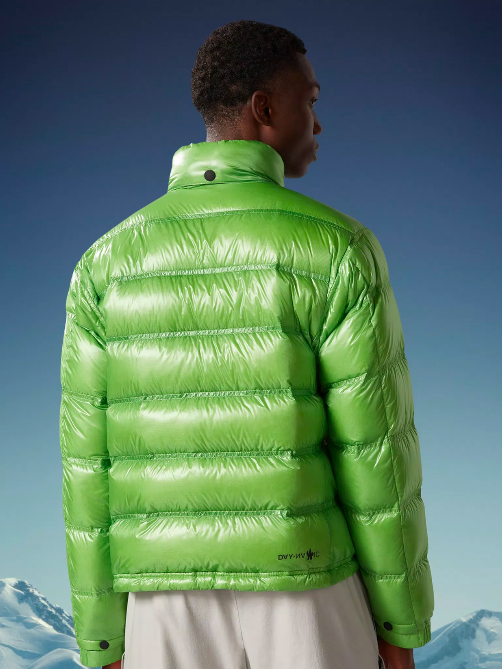★25SS MONCLER GRENOBLE TARKINE フード フィールドジャケット MONCLER GRENOBLE Raffort Short Down Jacket Bright Green