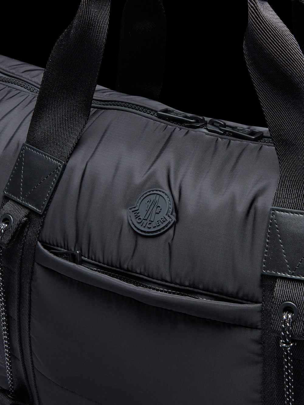 MONCLER Makaio Duffle Bag Black MAISONDEFASHION.COM