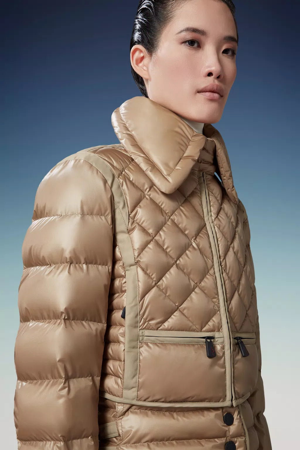 MONCLER GRENOBLE WOMEN Chaviere Short Down Jacket Off White MONCLER GRENOBLE WOMEN Chaviere Short Down Jacket Off White