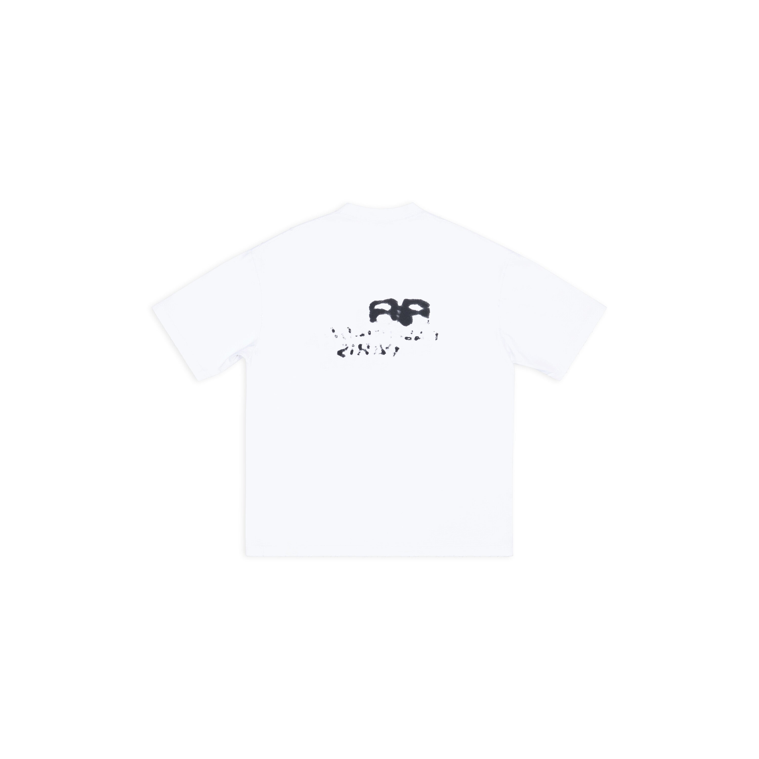 BALENCIAGA Hand Drawn BB Icon T-Shirt Medium Fit Vintage Jersey