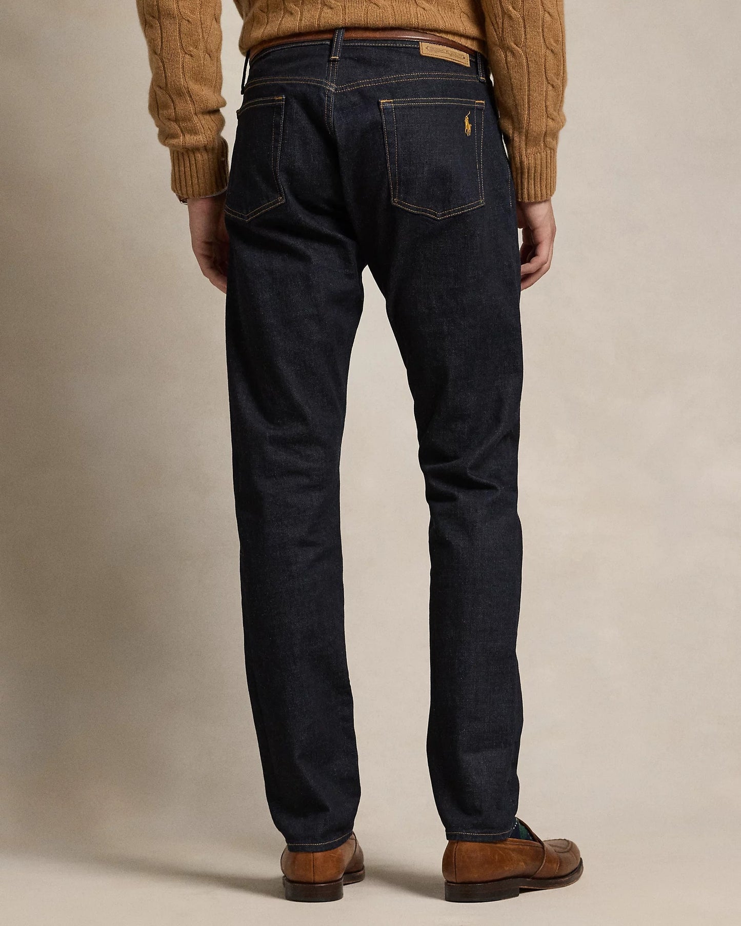 RALPH LAUREN Sullivan Slim Denim Jeans Navy Blue –