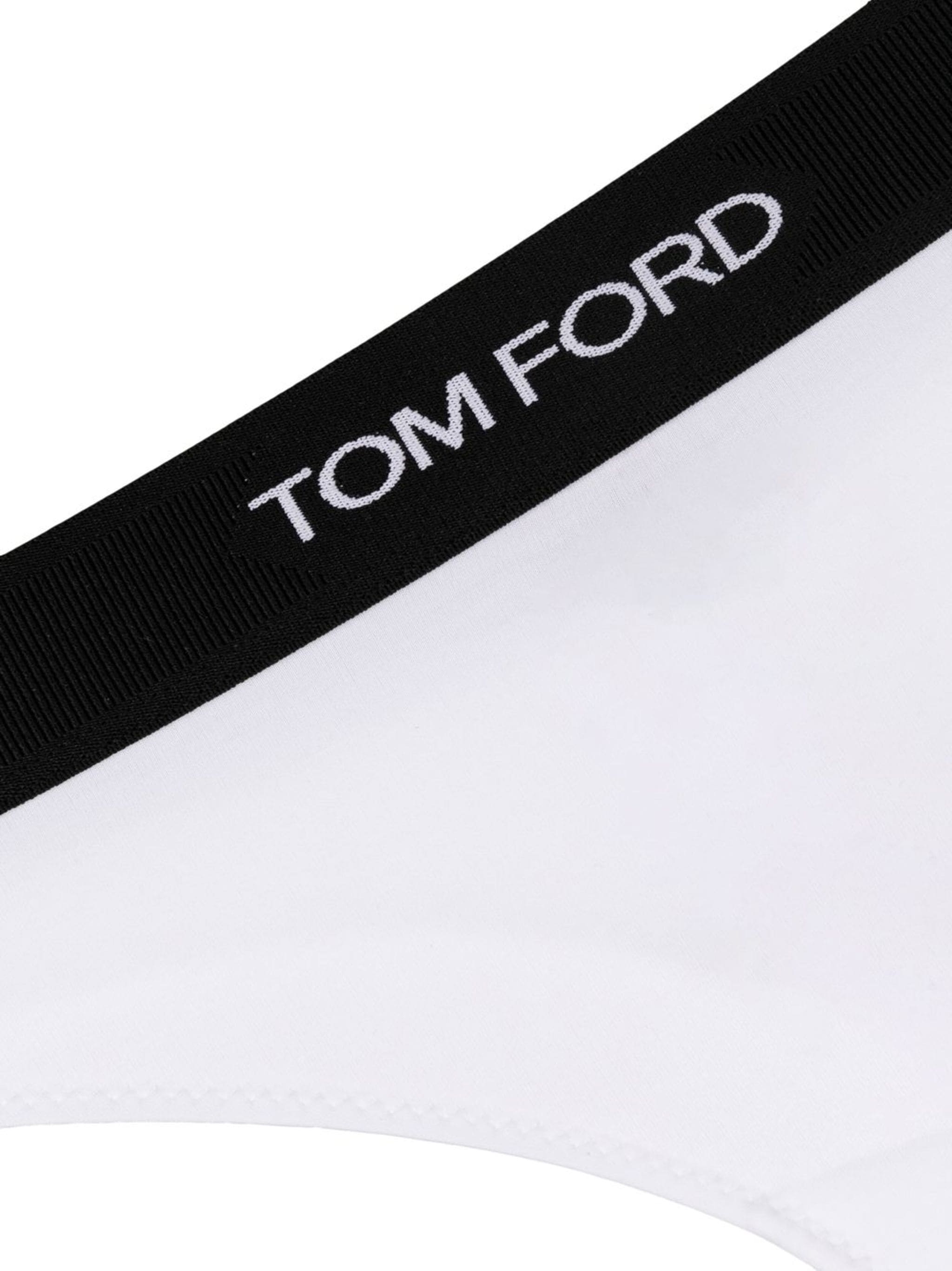 ショーツ TOM FORD WOMEN Logo Stretch Thong White TOM FORD WOMEN Logo Stretch Thong White – MAISONDEFASHION.COM
