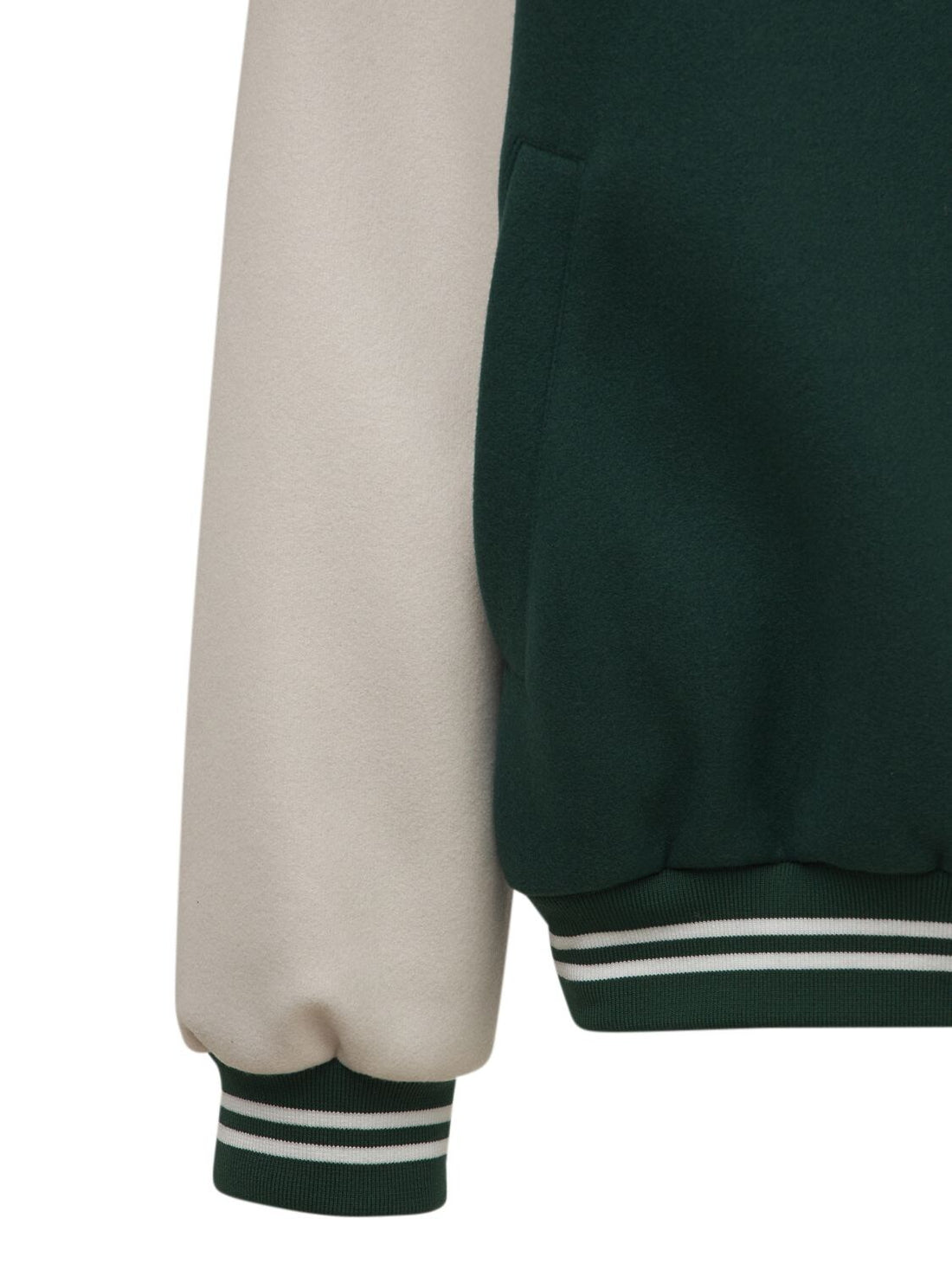 BEL-AIR ATHLETICS Varsity Jacket Green - MAISONDEFASHION.COM