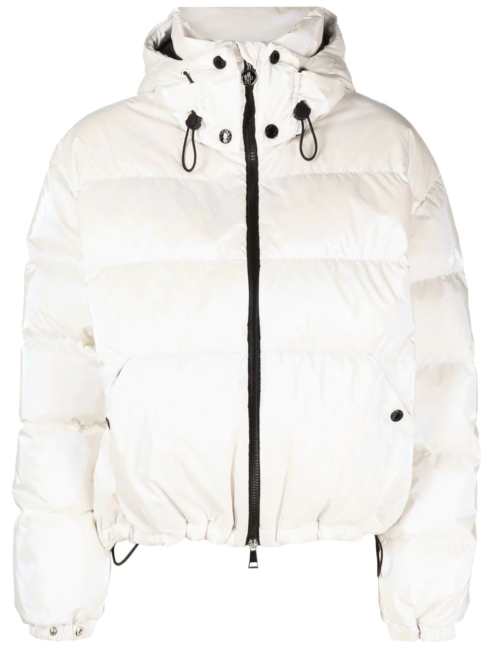 MONCLER WOMEN Moselotte Padded Jacket Snow White - MAISONDEFASHION.COM