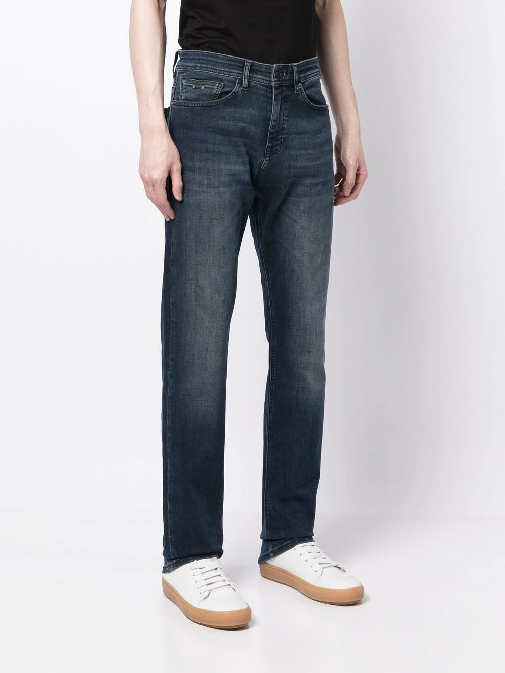 BOSS Slim-fit Jeans Navy - MAISONDEFASHION.COM