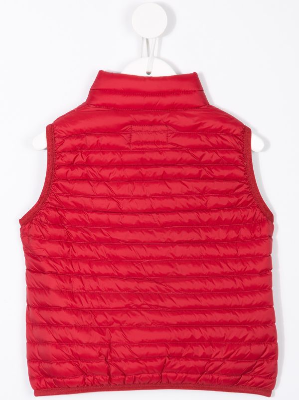 EMPORIO ARMANI KIDS Padded Gilet Red - MAISONDEFASHION.COM