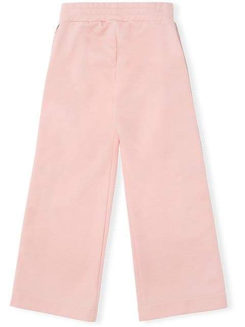 Fendi Kids Side Stripe Joggers Pink - Maison De Fashion 