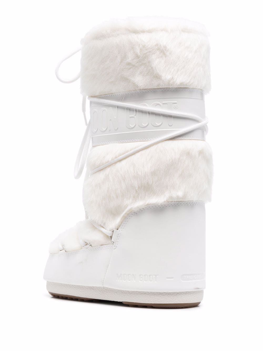 MOON BOOT WOMEN Icon Faux-fur Snow Boots White - MAISONDEFASHION.COM