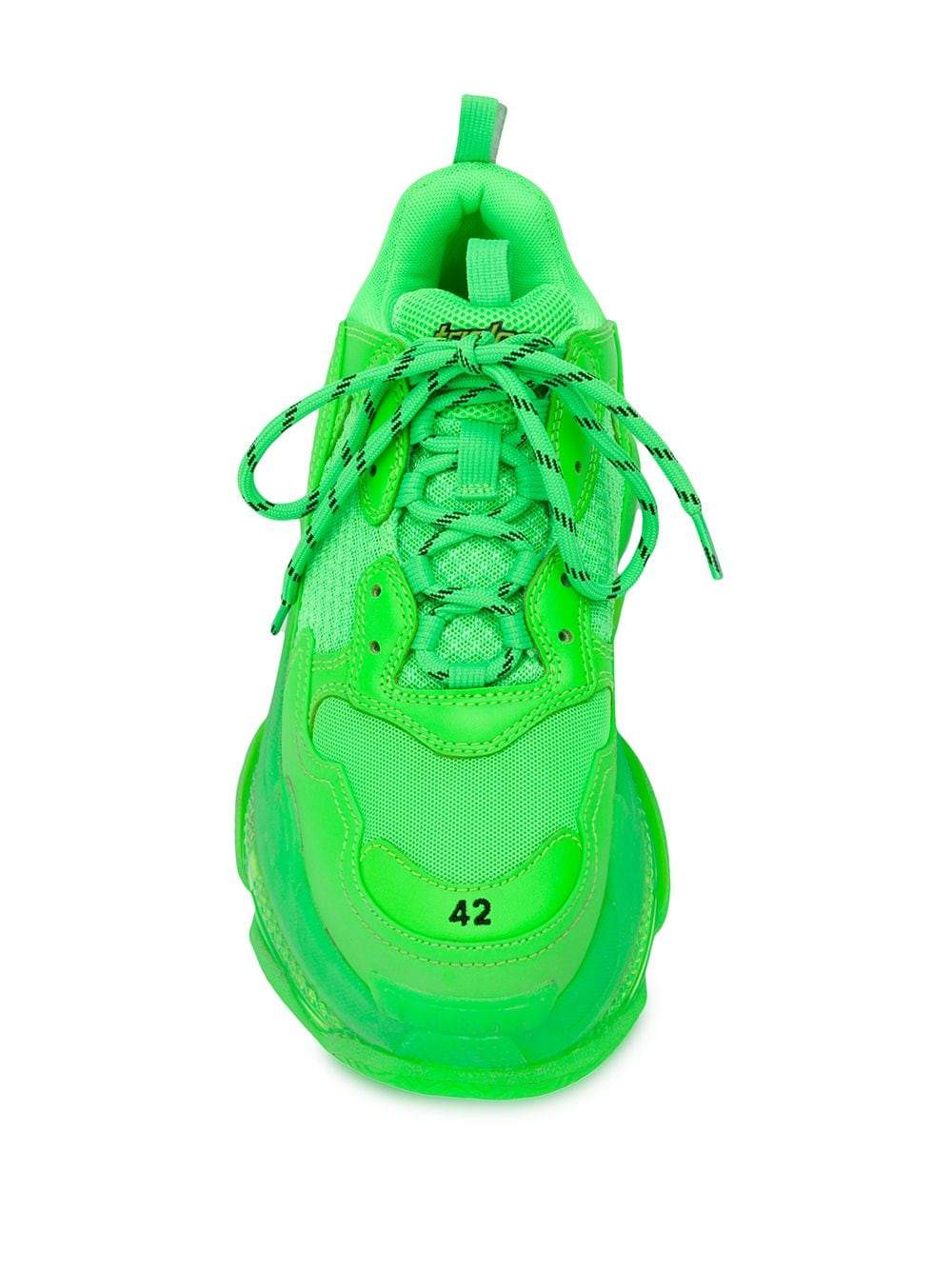 BALENCIAGA Triple S Neon Green - Maison De Fashion 