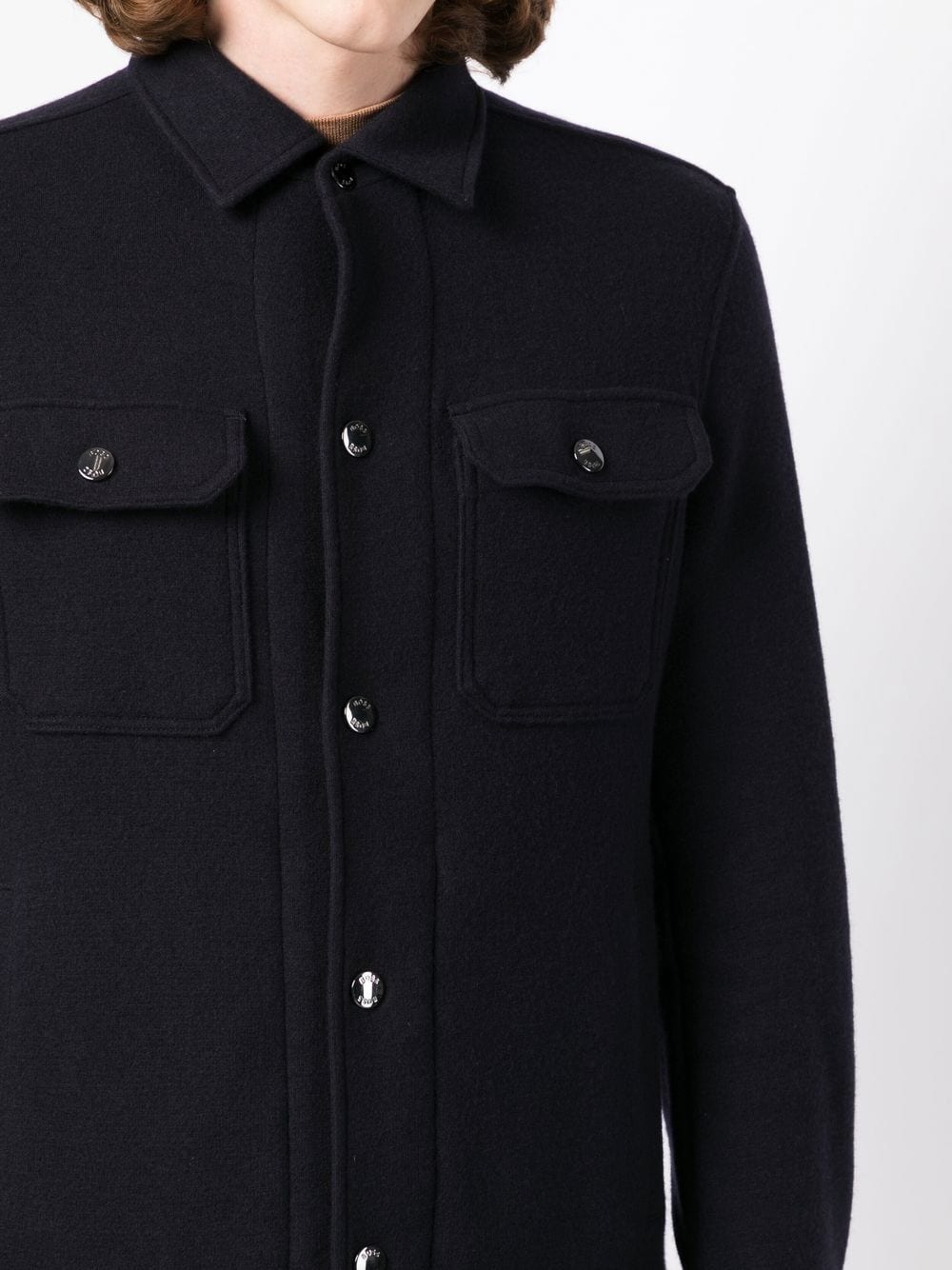 BOSS C-Carper-OS-J-231F Jacket Dark Blue - MAISONDEFASHION.COM