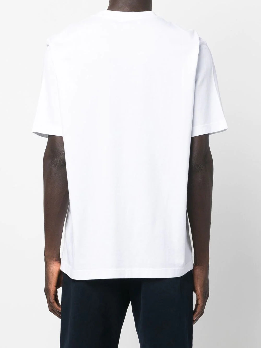 LANVIN Logo-print T-shirt Optic White - MAISONDEFASHION.COM