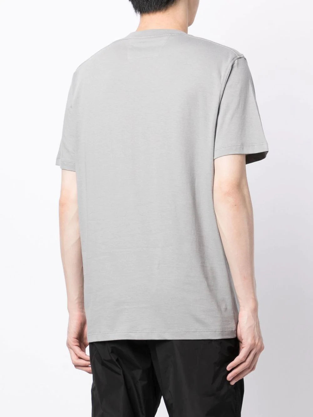 C.P. COMPANY Logo-print T-shirt Grey - MAISONDEFASHION.COM