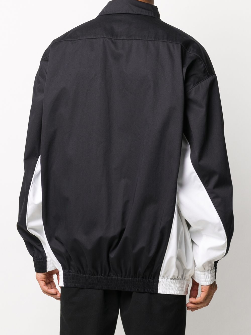 BALENCIAGA Logo Zip Up Jacket Black - MAISONDEFASHION.COM