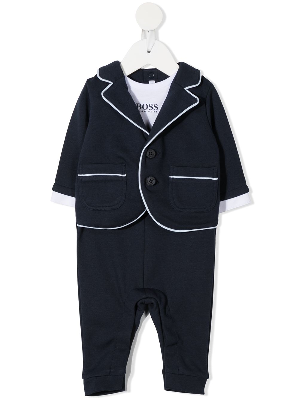 BOSS Kids mock suit pajamas - MAISONDEFASHION.COM