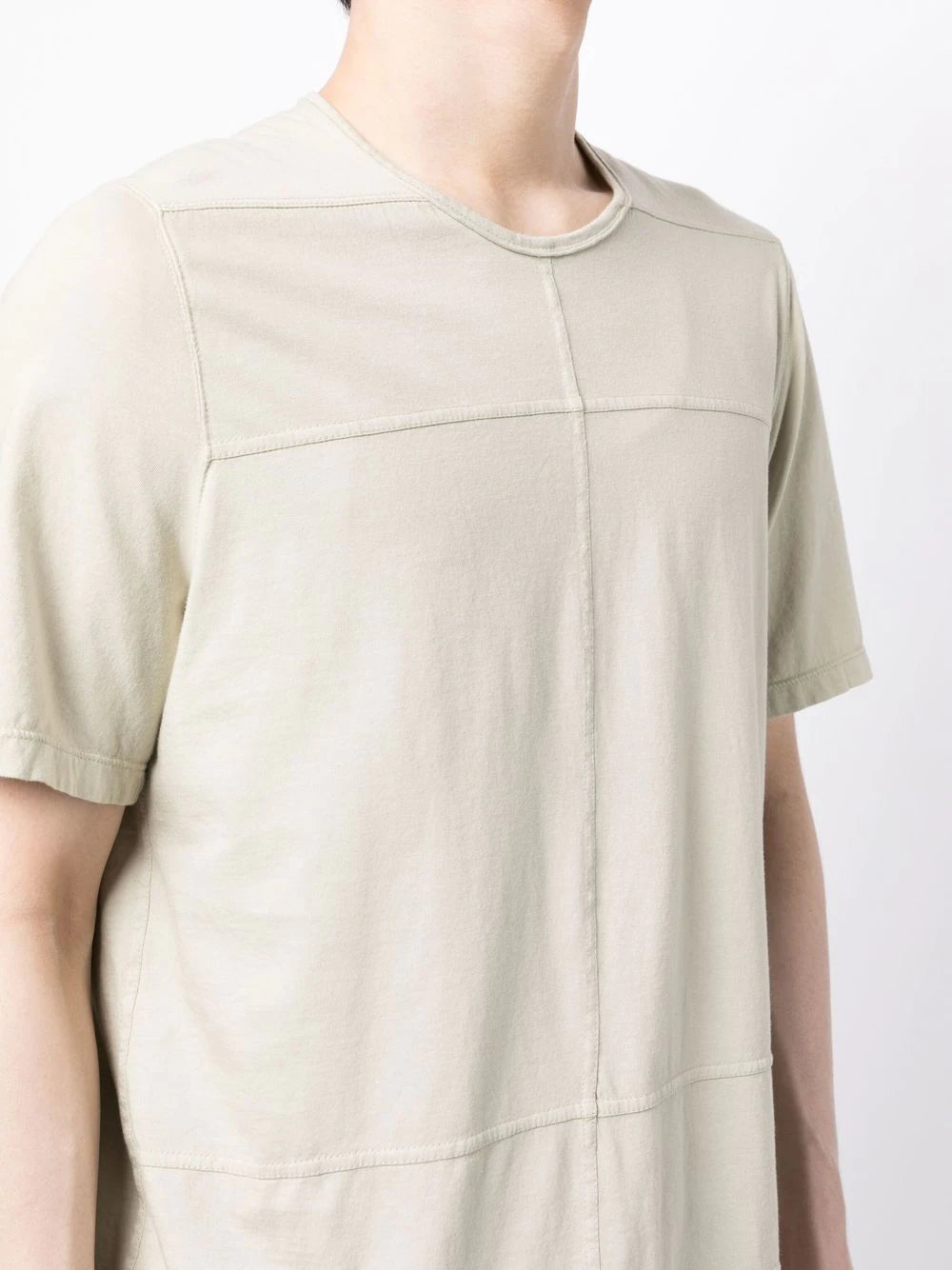 RICK OWENS DRKSHDW Knit T-Shirt Pearl - MAISONDEFASHION.COM