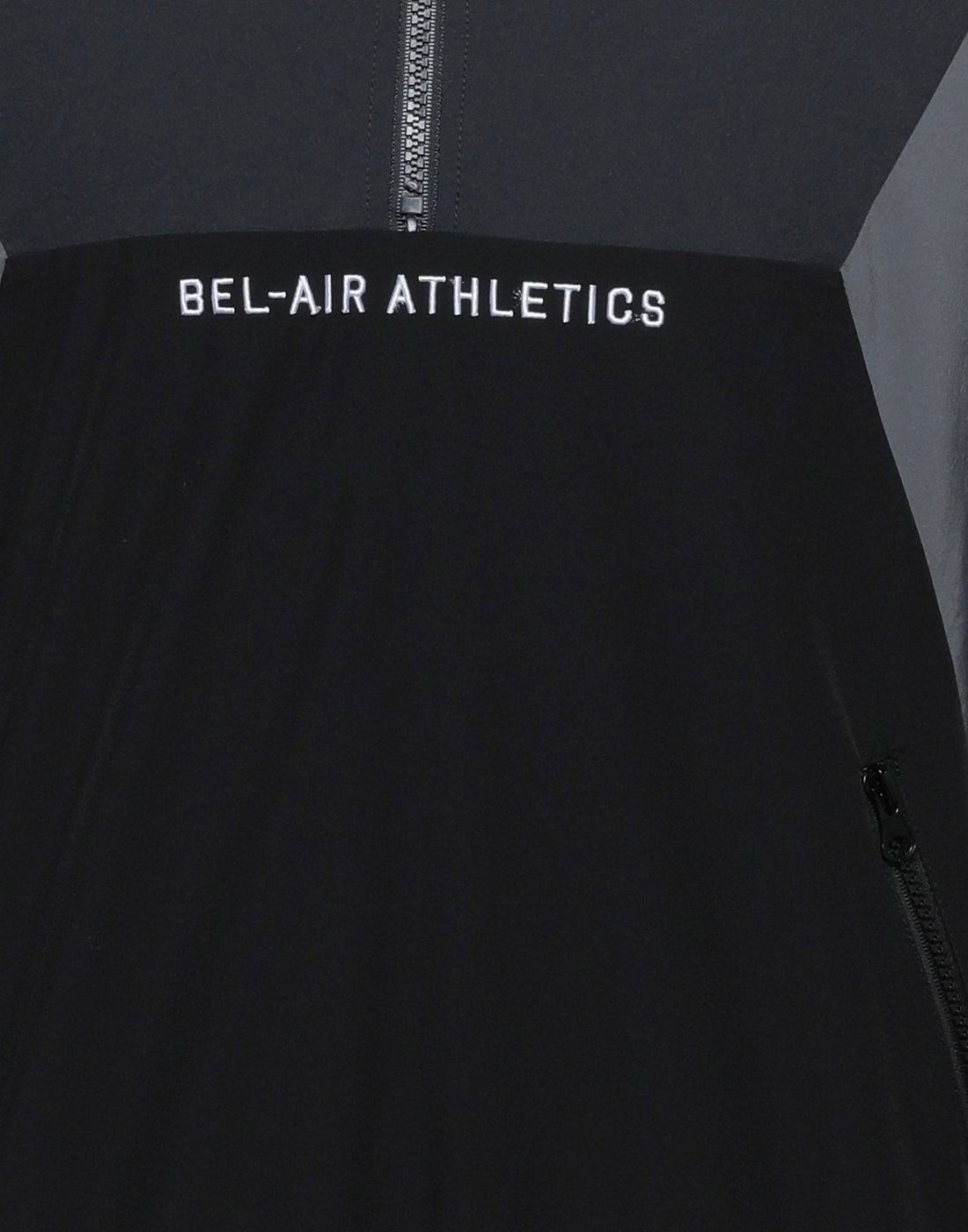 BEL-AIR ATHLETICS Colour block Windbreaker Black - MAISONDEFASHION.COM