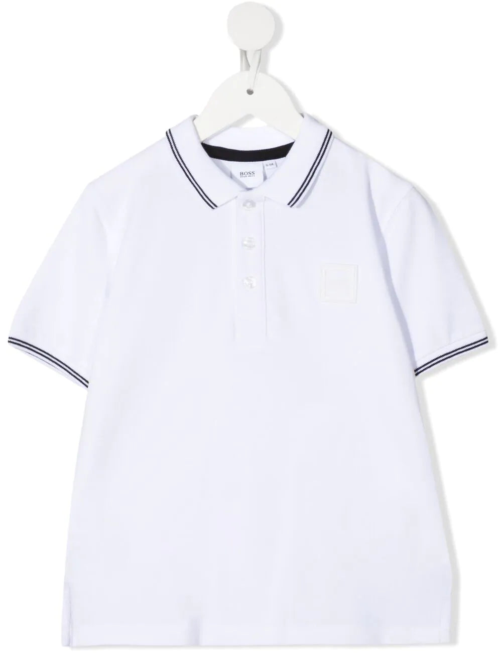 BOSS Kids embroidered-logo polo shirt - MAISONDEFASHION.COM