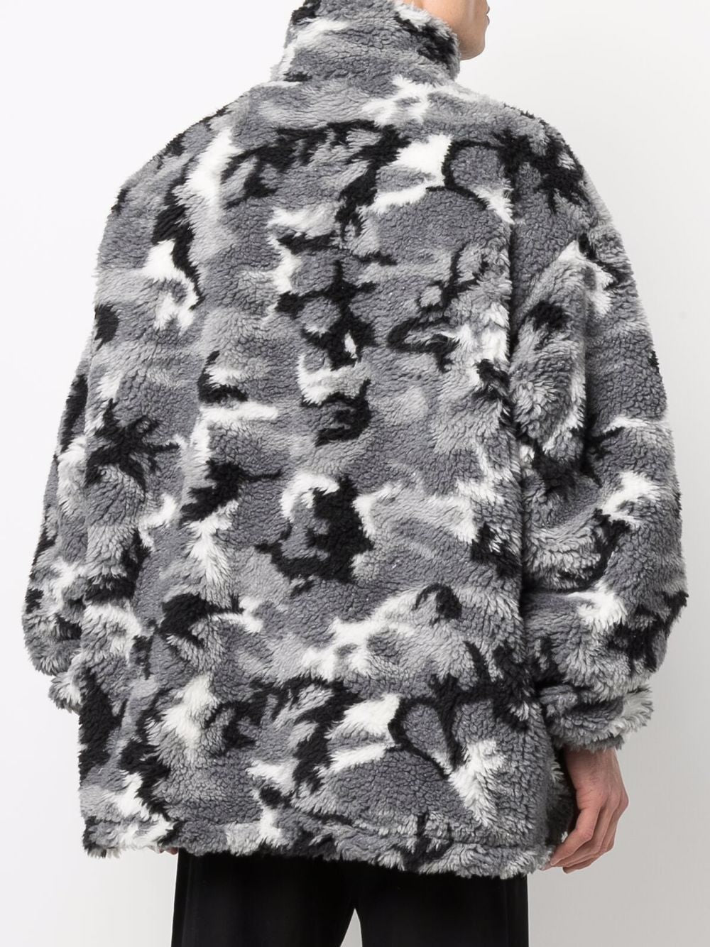 BALENCIAGA UNISEX Camo Zip Up Jacket Grey – MAISONDEFASHION.COM
