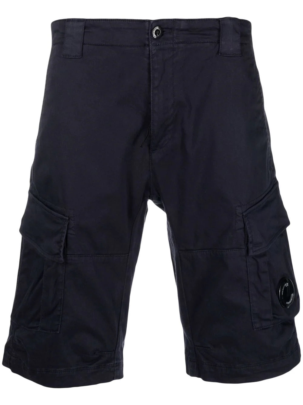 C.P. COMPANY Shorts lens cargo NAVY - MAISONDEFASHION.COM