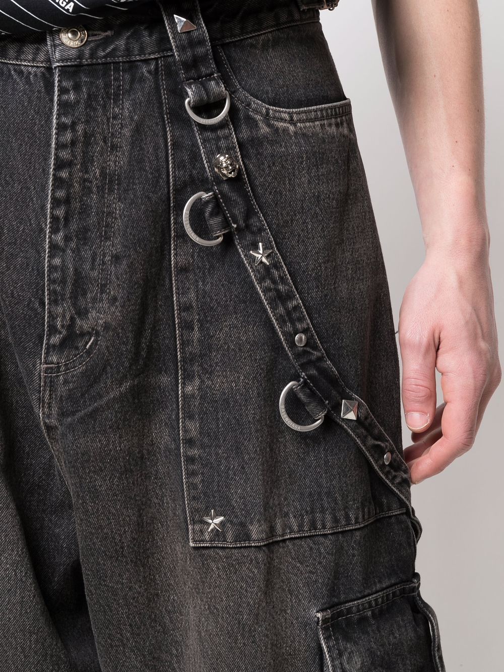 BALENCIAGA Raver Baggy Pants Washed Black – MAISONDEFASHION.COM