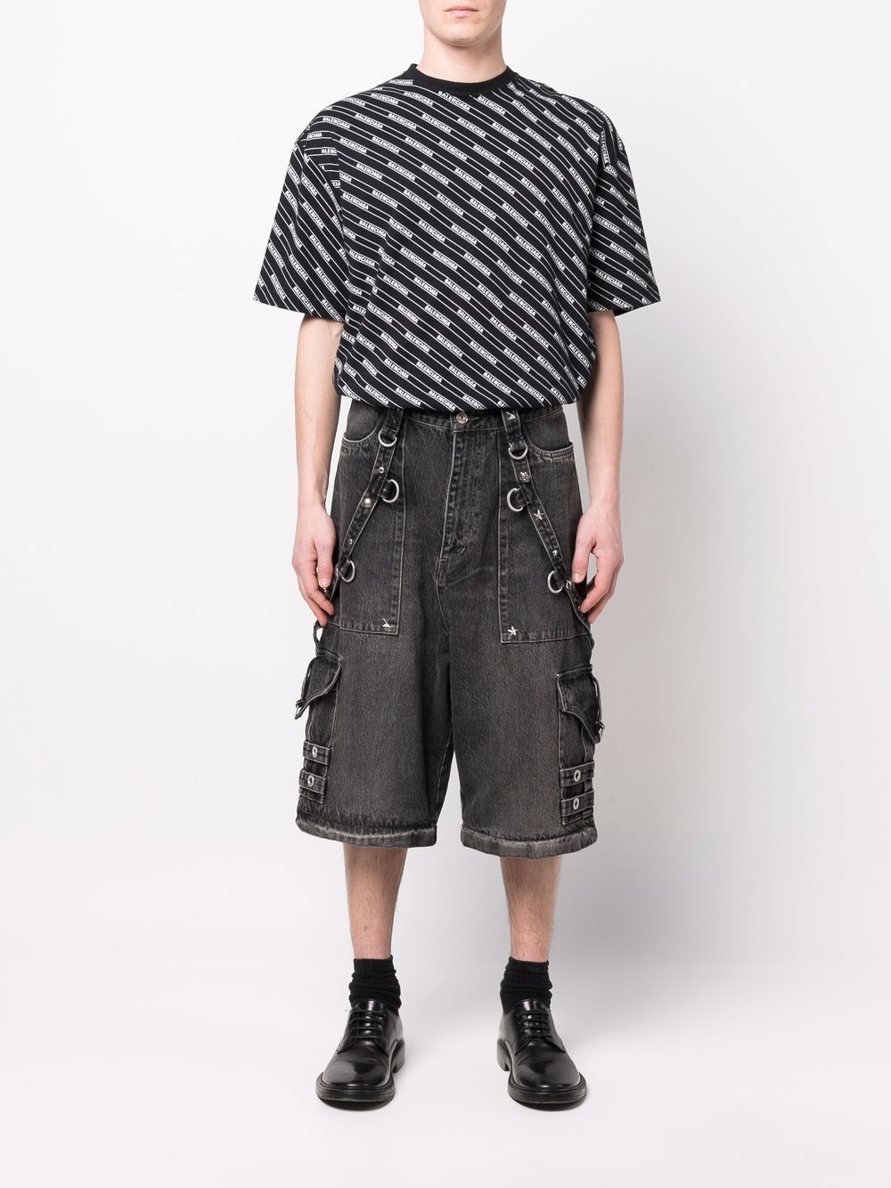 BALENCIAGA Raver Baggy Pants Washed Black – MAISONDEFASHION.COM