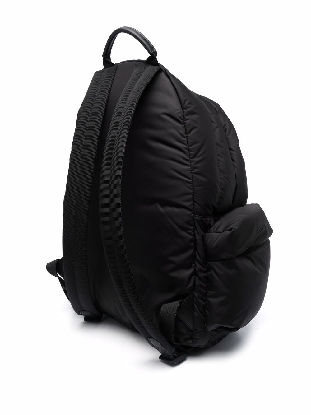 MONCLER Logo-patch backpack Black - MAISONDEFASHION.COM