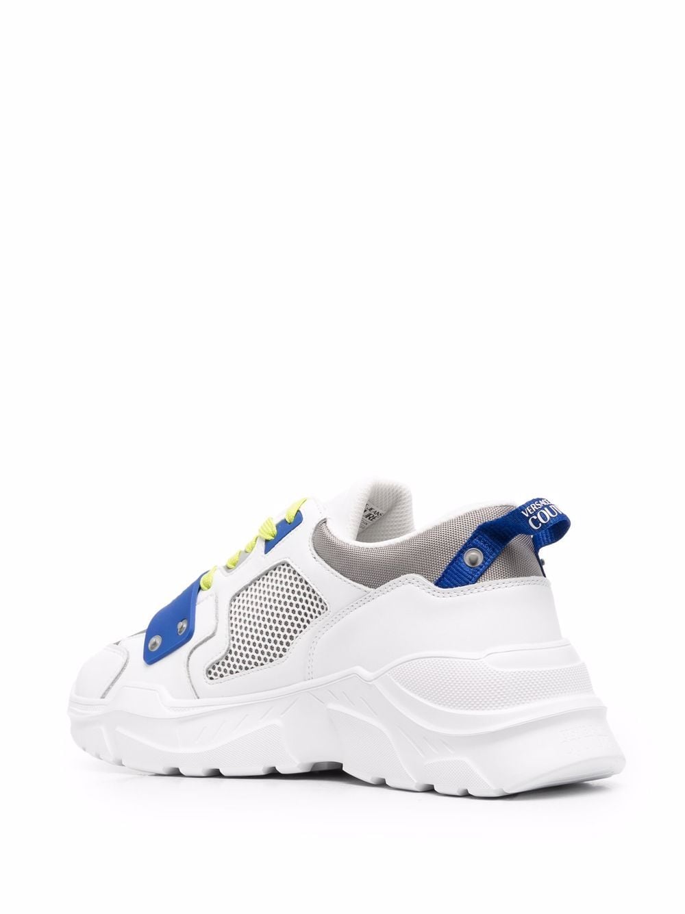 VERSACE JEANS COUTURE Speedtrack Panelled chunky sneakers White - MAISONDEFASHION.COM