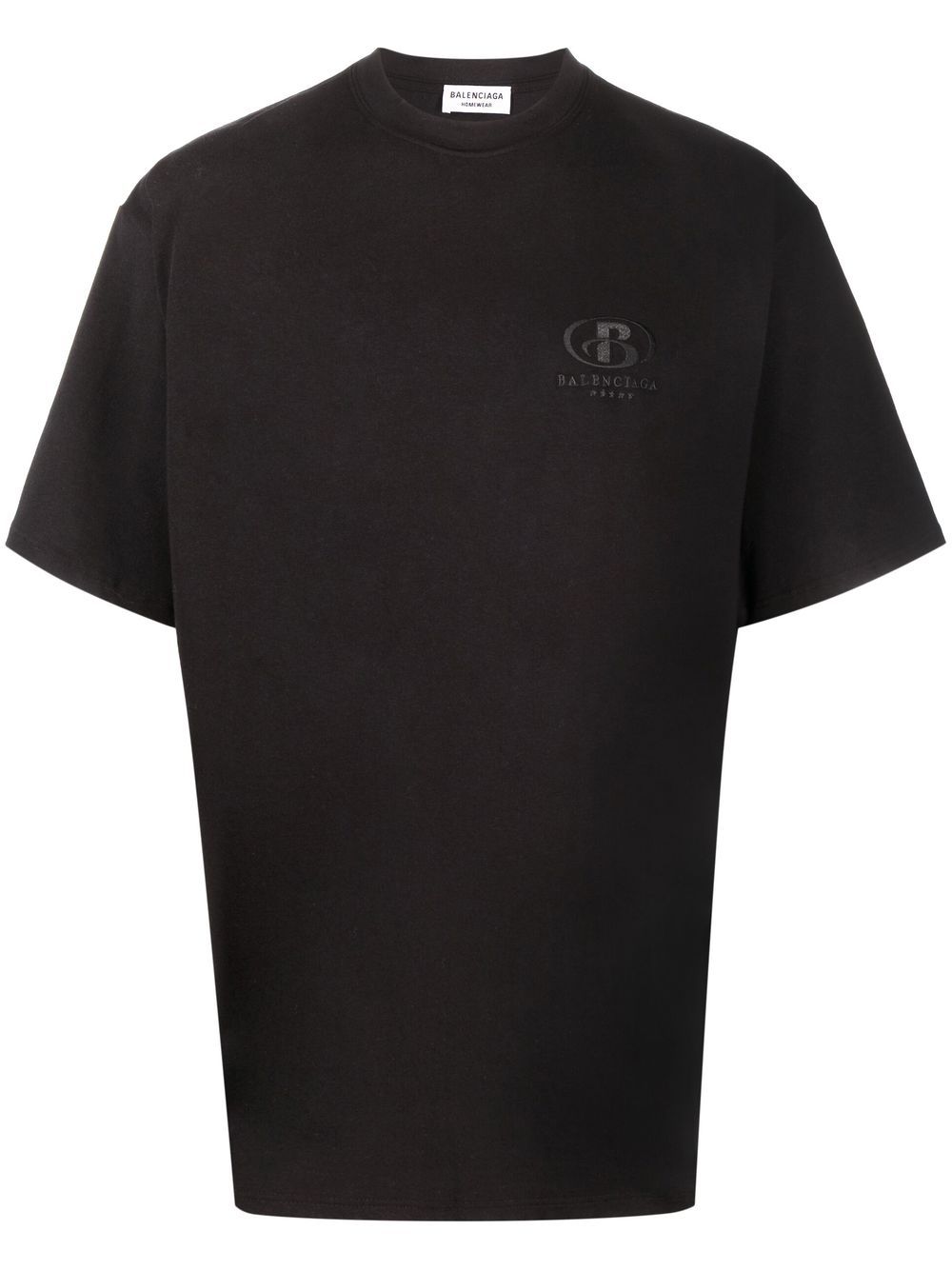 BALENCIAGA SPA Logo T-Shirt Black - MAISONDEFASHION.COM