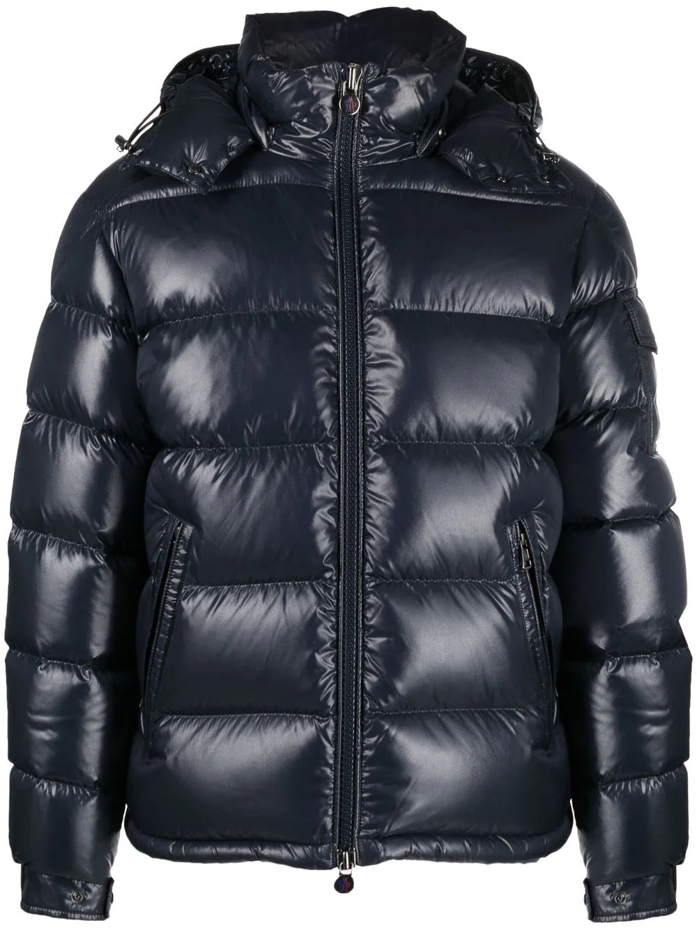 Moncler Maya Padded Jacket Navy - MAISONDEFASHION.COM
