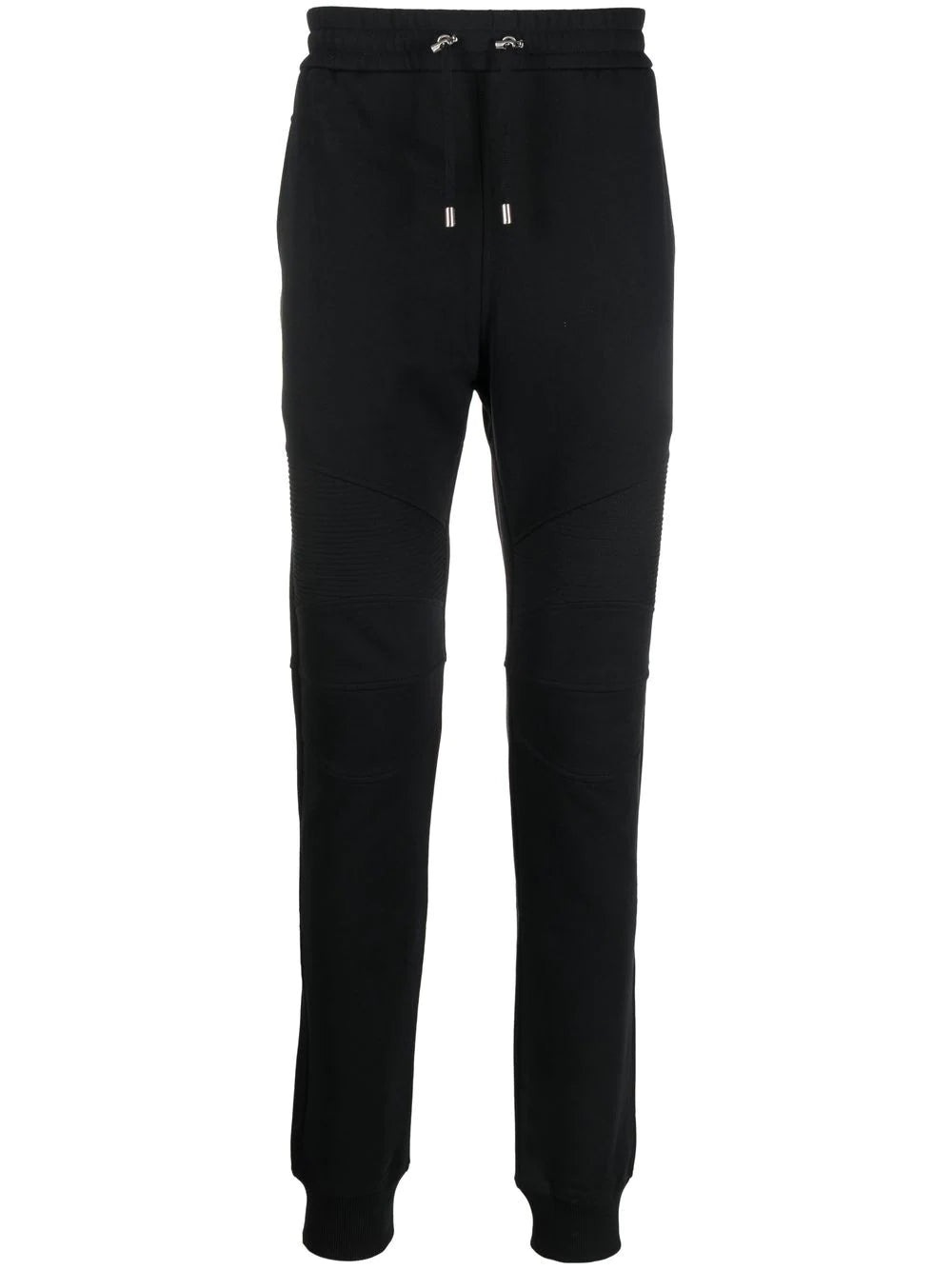 BALMAIN Logo-print Sweatpants Black/Gold - MAISONDEFASHION.COM