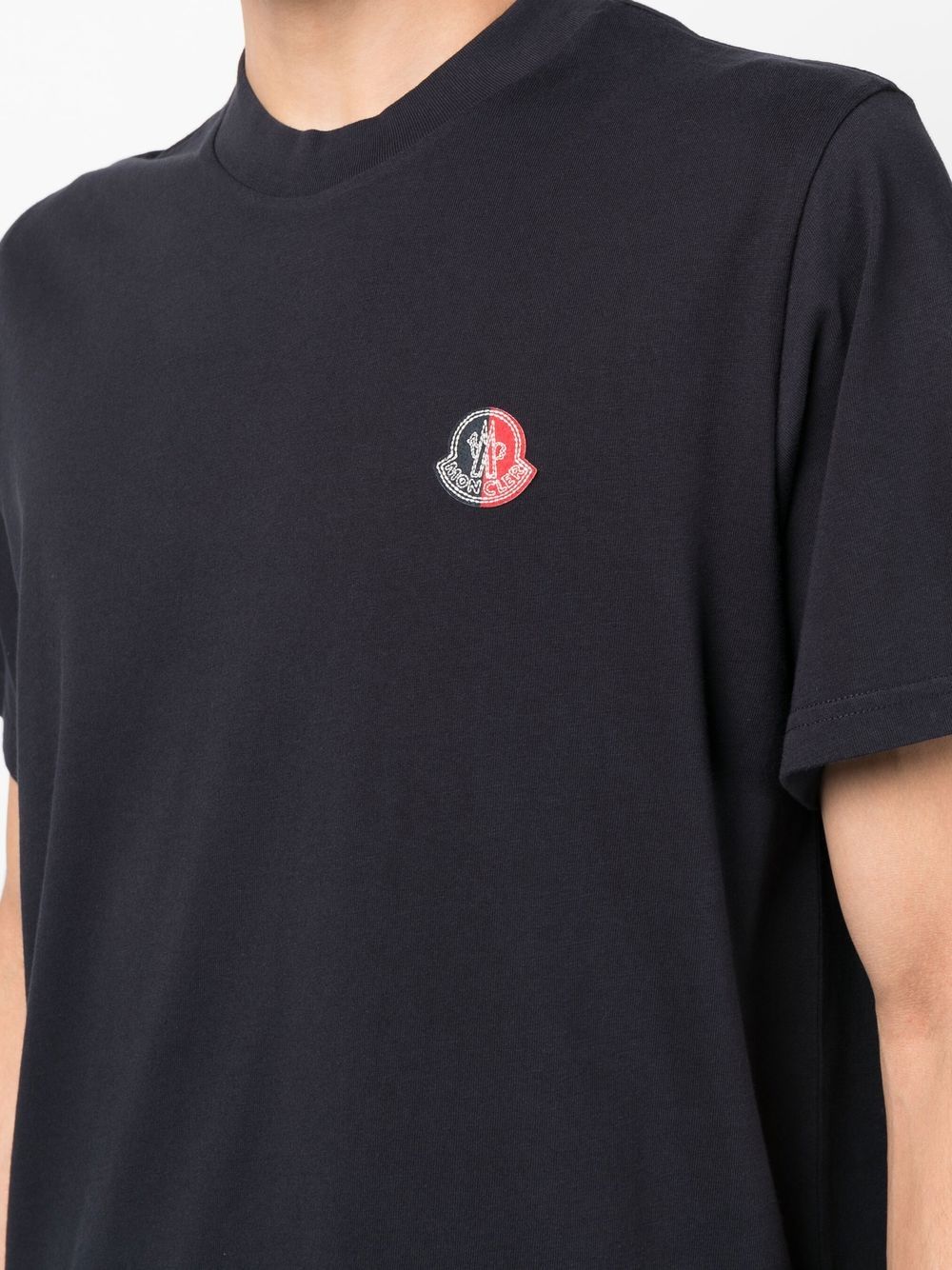 MONCLER GENIUS X 2 MONCLER 1952 Logo T-Shirt Navy
