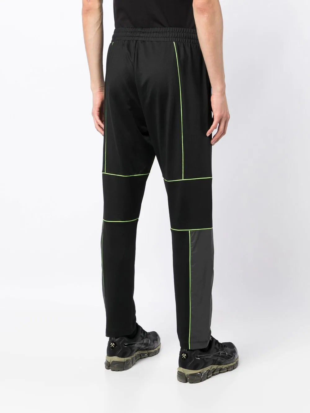 BOSS Contrast-trimmed track pants Black - MAISONDEFASHION.COM