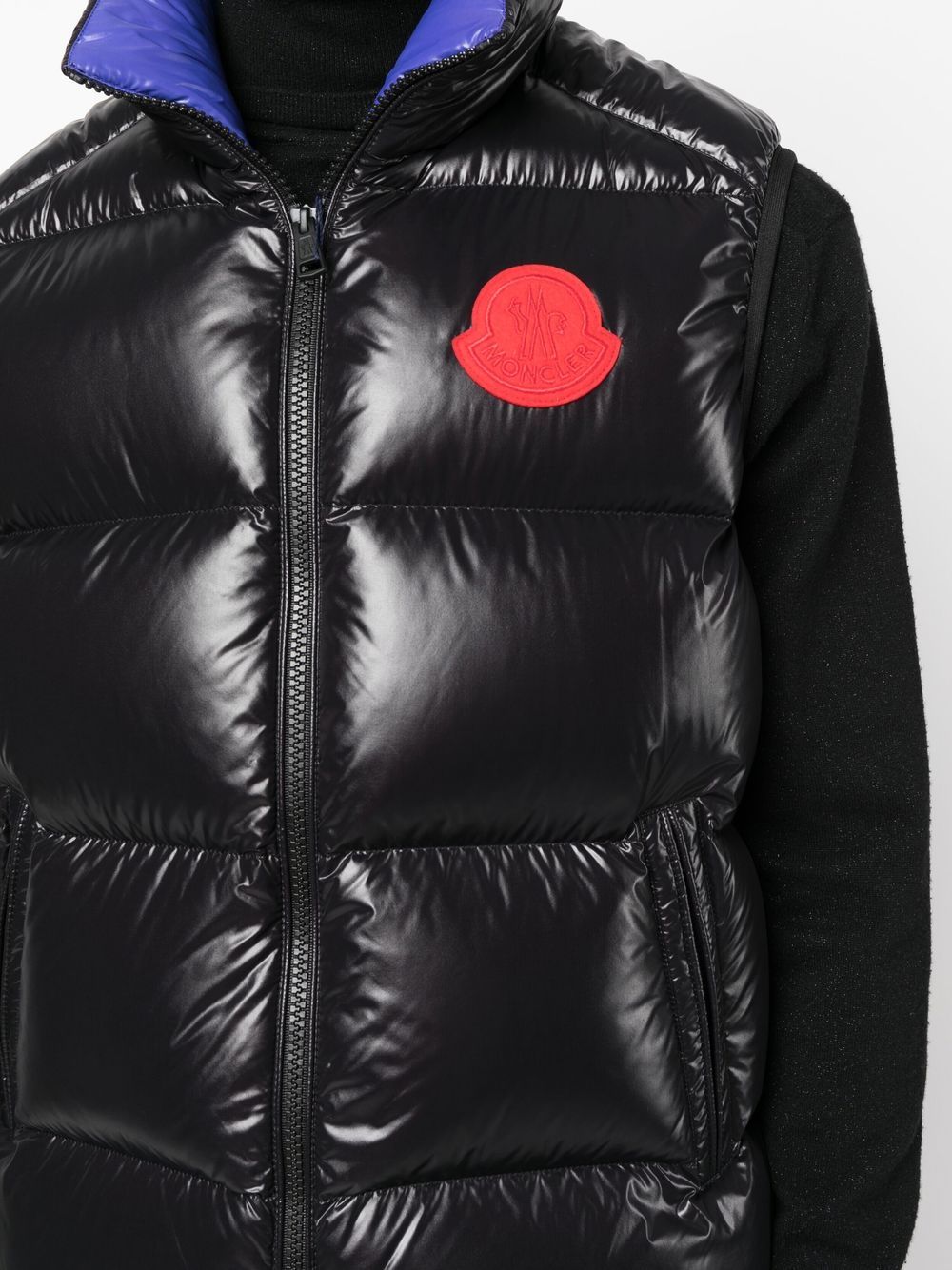 MONCLER GENIUS X 2 MONCLER 1952 Sumido Vest Black - MAISONDEFASHION.COM